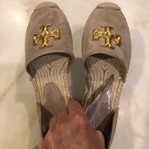 Tory Burch Suede Espadrille  8.5
